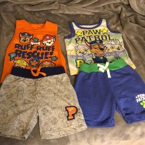 2 Paw Patrol Outfits